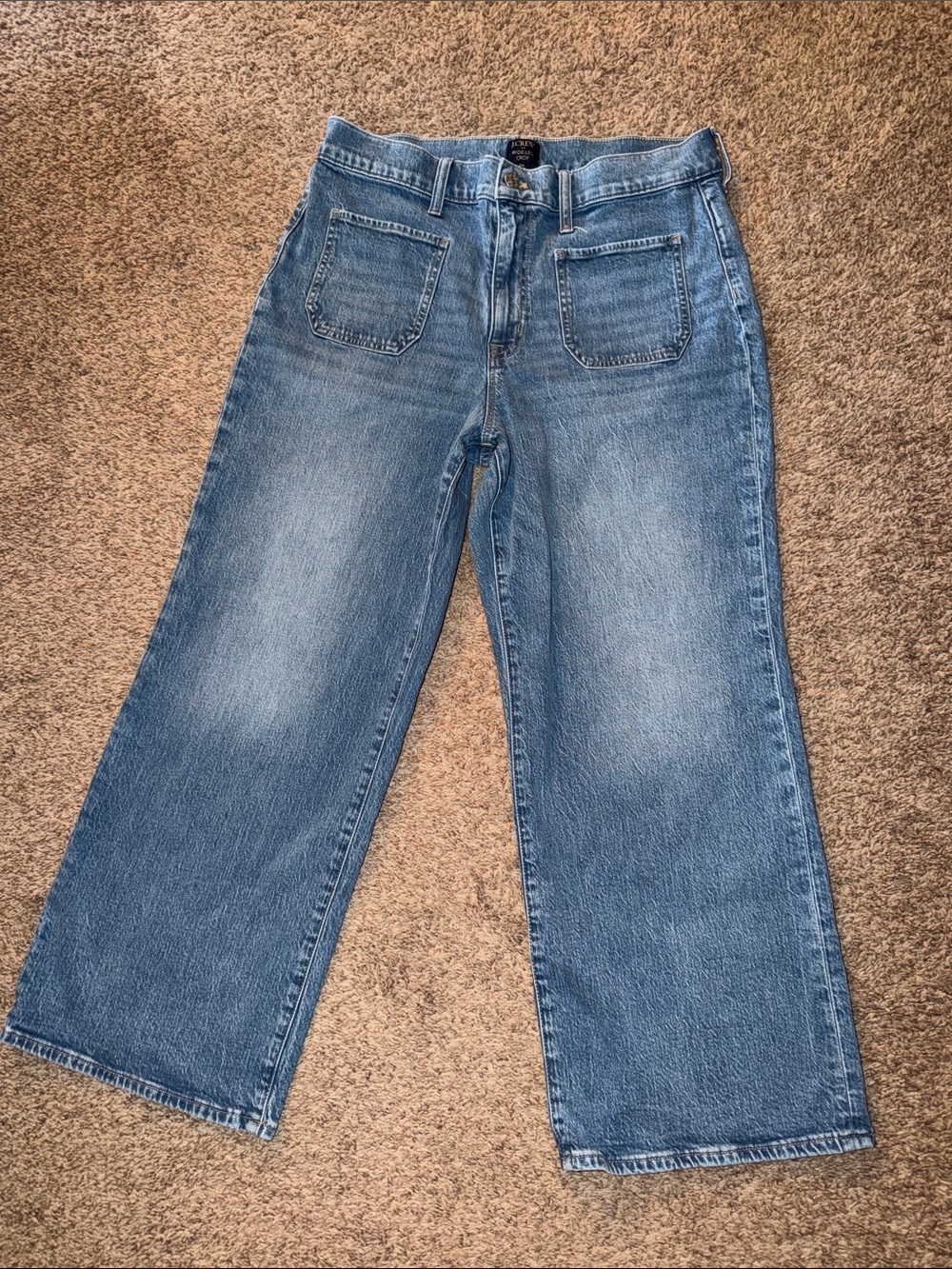 J. Crew Wide Leg Crop jeans size 30